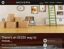 Tablet Screenshot of eezeemovers.com